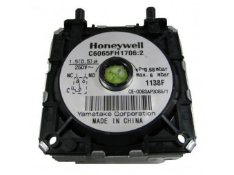 Купить Дифференциальное реле давления дыма (прессостат) Honeywell 60 - 45 Pа для котлов Baxi 5655120 - цены