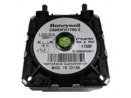 купить Дифференциальное реле давления дыма (прессостат) Honeywell 60 - 45 Pа для котлов Baxi 5655120 - цена с доставкой