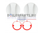 купить Ручки регуляторы (3 шт) для котлов Vaillant AtmoTec, TurboTec, EcoCompact 0020074963  с доставкой