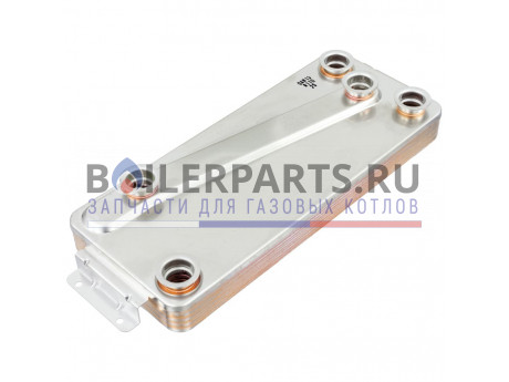 Теплообменник вторичный ГВС для котлов Rinnai 257 GMF/EMF 440016707 фото купить Теплообменник вторичный ГВС для котлов Rinnai 257 GMF/EMF 440016707 - цена с доставкой