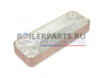Теплообменник пластинчатый ГВС Zilmet 12 пластин для котлов Baxi 711612800 купить Теплообменник пластинчатый ГВС Zilmet 12 пластин для котлов Baxi 711612800