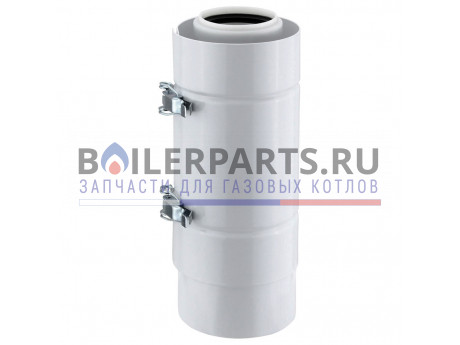 Сдвижная муфта Las D=80/125 мм для котлов Viessmann 7194329 фото купить Сдвижная муфта Las D=80/125 мм для котлов Viessmann 7194329 - цена с доставкой