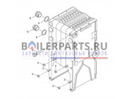 купить Котловой блок (5 секций) для котлов Buderus 8197256 с доставкой