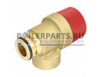 Предохранительный клапан Pakkens 3 бар для котлов Bosch/Buderus/Junkers 8738709573 купить Предохранительный клапан Pakkens 3 бар для котлов Bosch/Buderus/Junkers 8738709573 недорого