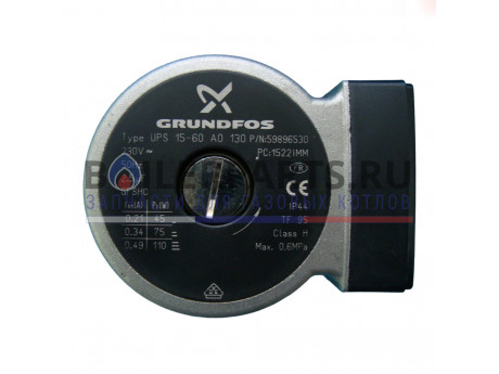 Голова циркуляционного насоса Grundfos UPS 15-60 для котлов Immergas Avio, Zeus, Maior 1.015610-2 фото купить Голова циркуляционного насоса Grundfos UPS 15-60 для котлов Immergas Avio, Zeus, Maior 1.015610-2 - цена с доставкой