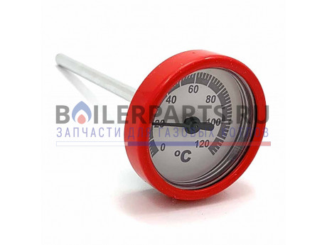 Термометр красный для котлов Vaillant 0020198400 фото купить Термометр красный для котлов Vaillant 0020198400 - цена с доставкой