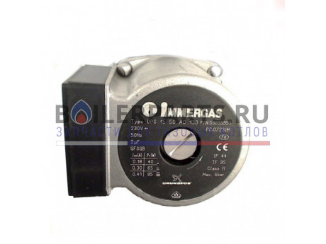 Голова циркуляционного насоса Grundfos UPS 15-50 для котлов Immergas Mini, Star, Star23 кВт 1.016654-2 фото купить Голова циркуляционного насоса Grundfos UPS 15-50 для котлов Immergas Mini, Star, Star23 кВт 1.016654-2 - цена с доставкой