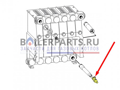 Кран подпитки для котлов Alphatherm 110005 фото купить Кран подпитки для котлов Alphatherm 110005 - цена с доставкой