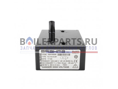 Трансформатор розжига Brahma TC1SVCAF 15910500 фото купить Трансформатор розжига Brahma TC1SVCAF 15910500 - цена с доставкой