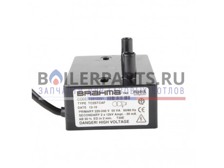 Трансформатор розжига Brahma TC2STCAF 15910551 фото купить Трансформатор розжига Brahma TC2STCAF 15910551 - цена с доставкой