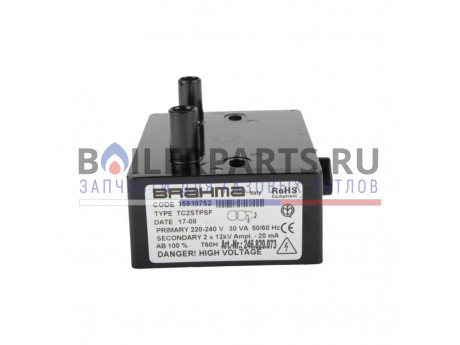 Трансформатор розжига Brahma TC2STPSF 15910752 фото купить Трансформатор розжига Brahma TC2STPSF 15910752 - цена с доставкой