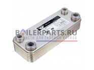 купить Теплообменник вторичный Zilmet 14 пластин для котлов Vaillant 17B2071402 с доставкой