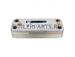 купить Теплообменник ГВС Zilmet 16 пластин для котлов Baxi/Westen 17b2071600.ZLMT