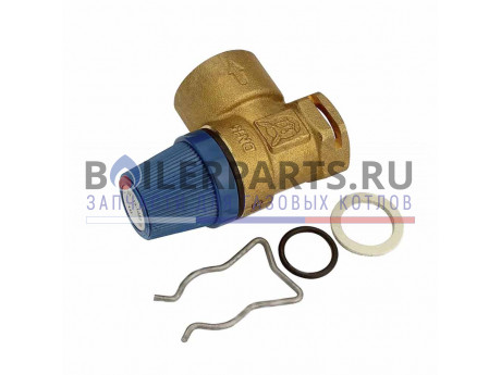 Предохранительный сбросной вентиль 10 бар для котлов Vaillant 190745 фото купить Предохранительный сбросной вентиль 10 бар для котлов Vaillant 190745 - цена с доставкой