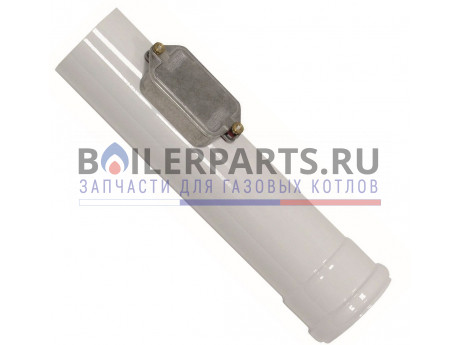 Удлинительная труба D80/80 мм 0,35 м с ревизией для котлов Vaillant 303092 фото купить Удлинительная труба D80/80 мм 0,35 м с ревизией для котлов Vaillant 303092 - цена с доставкой