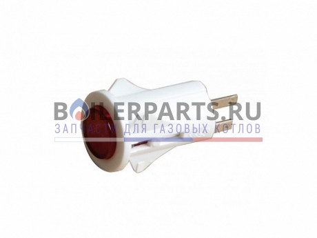 Кнопка сброса с лампочкой для котлов Ferroli 39801950 OEM фото купить Кнопка сброса с лампочкой для котлов Ferroli 39801950 OEM - цена с доставкой