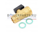 Кран сливной 1/2" - 3/4" для котлов Ferroli Pegasus 39809010 купить Кран сливной 1/2" - 3/4" для котлов Ferroli Pegasus 39809010 недорого