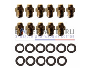 купить Комплект форсунок LPG на сжиженный газ D 0,79 (11шт) для котлов Ferroli 39819600 с доставкой