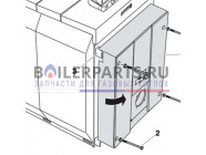купить Термоизоляция дверцы под горелку для котлов Buderus/Bosch S735 63019258 с доставкой