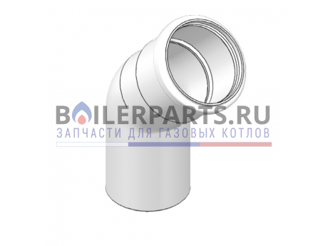 купить Колено 45°, Ø 80 мм для котлов Viessmann 7194315 - цена с доставкой