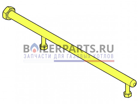 купить Труба подключения газа для горелки для котлов Viessmann GS1D 96кВт 7827037 - цена с доставкой