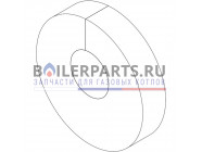 купить Розетка фланцевая D150x55x40 белая для котлов SU300 / SM400/5 Bosch/Buderus/Junkers 87185422370 с доставкой