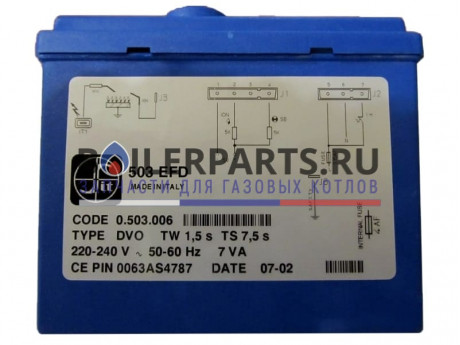 купить Блок контроля пламени (блок розжига) Sit 503 EFD 0.503.006 - цена с доставкой