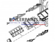 купить Турбулизатор верхний Т1 G615/GE615 / G/GE615 16 для котлов Bosch/Buderus/Junkers 8718584431 с доставкой