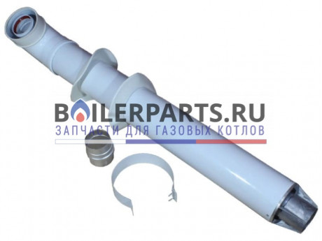 Труба коаксиальная 0,75 м для котлов Baxi CK01 фото купить Труба коаксиальная 0,75 м для котлов Baxi CK01 - цена с доставкой