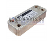 купить Теплообменник пластинчатый 16 пластин для котлов Ariston, Chaffoteaux 17B1901644 с доставкой