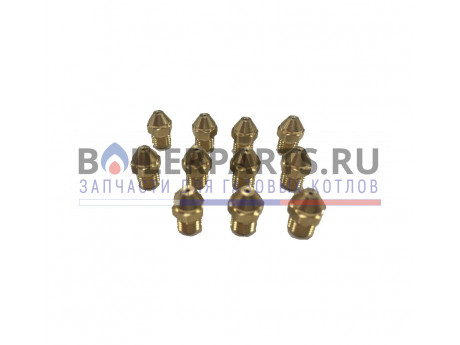 Инжекторы для природного газа комплект 1,35 (11 штук) для котлов Baxi 5705280 фото купить Инжекторы для природного газа комплект 1,35 (11 штук) для котлов Baxi 5705280 - цена с доставкой
