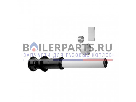 Вертикальный наконечник для коаксиальной трубы D 60/100 мм для котлов Baxi 71403641 фото купить Вертикальный наконечник для коаксиальной трубы D 60/100 мм для котлов Baxi 71403641 - цена с доставкой