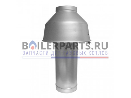 купить Дымовой колпак, диаметр 160 мм для Slim 1.400 iN, 1.490 iN для котлов Baxi 71406881 - цена с доставкой