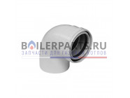 купить Отвод 90° для труб с изоляцией D80 мм для котлов Baxi 71410511 с доставкой