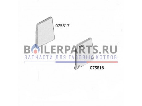Изоляционная плита правая для котлов Vaillant 075816 фото купить Изоляционная плита правая для котлов Vaillant 075816 - цена с доставкой