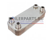 купить Теплообменник на горячую воду 12 пластин для котлов Vaillant ATMOmax, TURBOmax Pro/Plus 065131 с доставкой