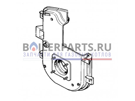 Дверца топочной камеры для котлов Vaillant 068422 фото купить Дверца топочной камеры для котлов Vaillant 068422 - цена с доставкой