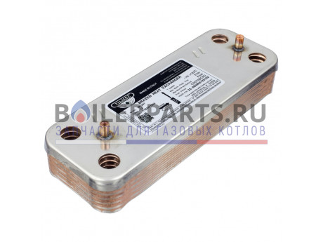 Теплообменник пластинчатый Zilmet 10 пластин для котлов Baxi, Westen 17B2071000 фото купить Теплообменник пластинчатый Zilmet 10 пластин для котлов Baxi, Westen 17B2071000 - цена с доставкой