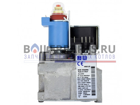 купить Газовый клапан Sit 845 Sigma для котлов Ariston/Сhaffoteaux 65104254 - цена с доставкой