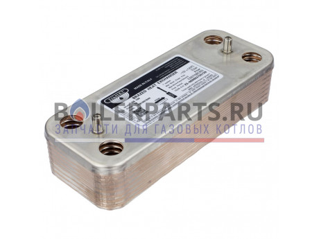 купить Теплообменник ГВС 16 пластин для котлов Ariston 65116537  - цена с доставкой