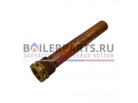 Гильза 1/2 L=120 BULB HOLDER для котлов Baxi 721592600 фото купить Гильза 1/2 L=120 BULB HOLDER для котлов Baxi 721592600 - цена с доставкой