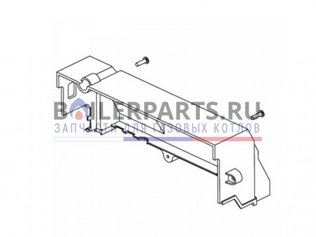 Крышка блока управления U042/U044-24K для котлов Bosch/Buderus 87161035840 фото купить Крышка блока управления U042/U044-24K для котлов Bosch/Buderus 87161035840 - цена с доставкой