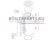 купить Теплоизоляция левая синяя 100 мм для котлов Bosch/Buderus/Junkers ST/SF 750/2 87185418190 с доставкой