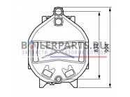 купить Секция котла GE315 (задняя) для котлов Bosch/Buderus 87185722170 с доставкой