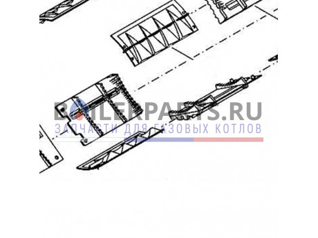 Турбулизатор нижний T1 G615/GE615 / G/GE615 16 для котлов Bosch/Buderus/Junkers 8718584433 фото купить Турбулизатор нижний T1 G615/GE615 / G/GE615 16 для котлов Bosch/Buderus/Junkers 8718584433 - цена с доставкой