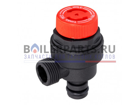 Предохранительный клапан 3 бар для котлов Bosch/Buderus 87186445660 фото купить Предохранительный клапан 3 бар для котлов Bosch/Buderus 87186445660 - цена с доставкой